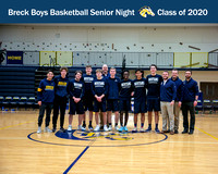 Boys Basketball Senior Night 2020