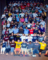 Class of 2015 in College Shirts