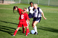 Girls JV Soccer at Breck: Fall 2012