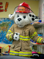 Sparky the Firedog Visits P and K