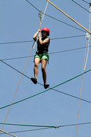 Middle School Girls on Climbing Tower